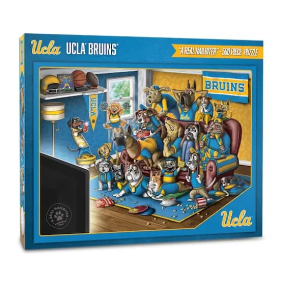 College Football Purebred Fans A Real Nailbiter 500 Piece Puzzle UCLA Bruins {1}