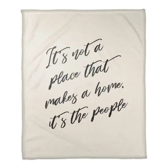 50" x 60" Makes a Home Coral Fleece Throw Blanket {1}