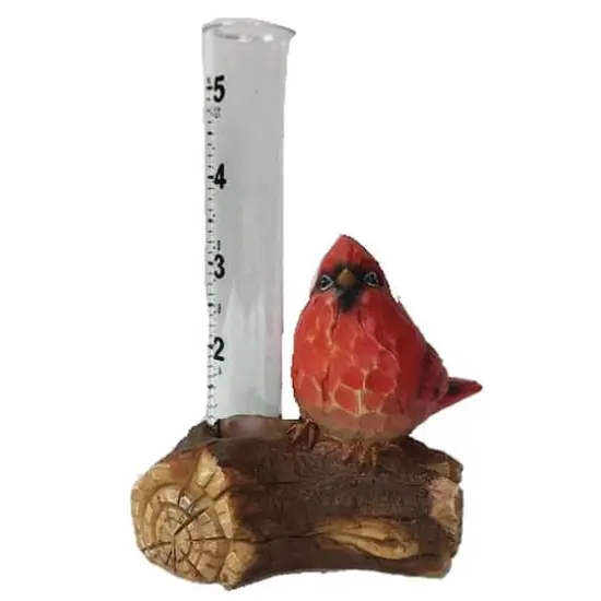 Santa's Workshop 6" Cardinal Rain Gauge {1}