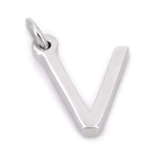 Sterling Silver Alphabet Charm by Bead Landing&trade; V {5}
