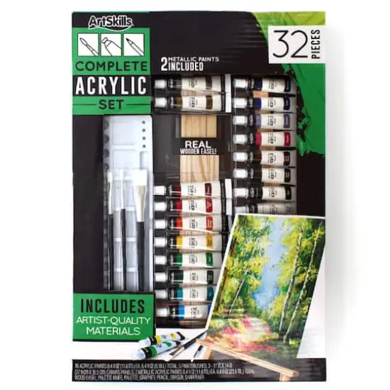 ArtSkills&reg; 32 Piece Complete Acrylic Paint Set {1}