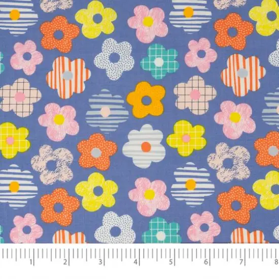 SINGER Modern Daisy Cotton Fabric Bundle {8}