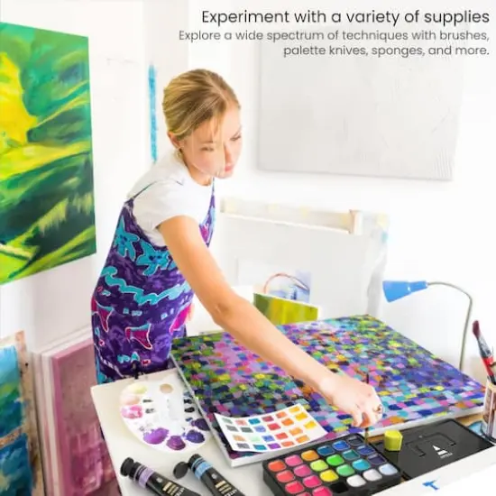 Arteza&reg; 24 Color Gouache Paint Tubs {7}