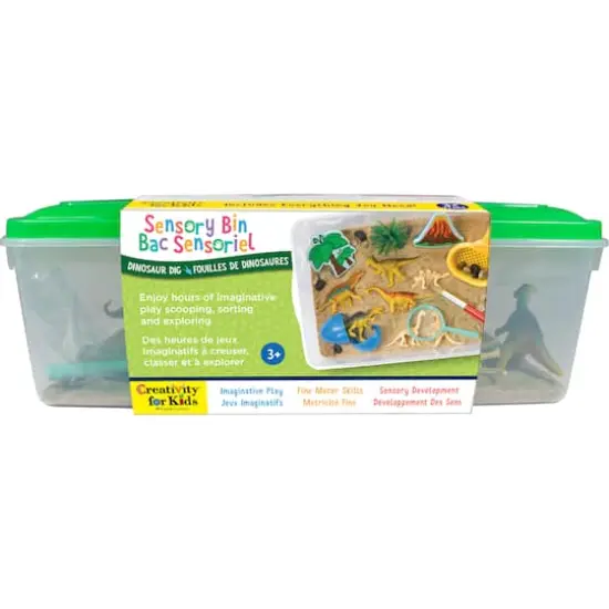 Creativity for Kids&reg; Dinosaur Dig Sensory Bin {1}