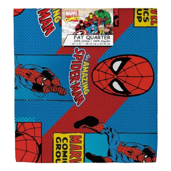 Camelot Fabrics Marvel Spidey Cotton Fat Quarter, 6ct. {1}