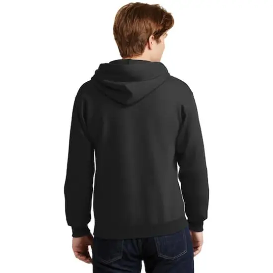 JERZEES&reg; Super Sweats&reg; NuBlend&reg; Pullover Hooded Sweatshirt Black {6}
