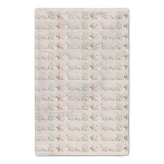 25" Happy Holidays Coastal Christmas Tea Towel Set {6}