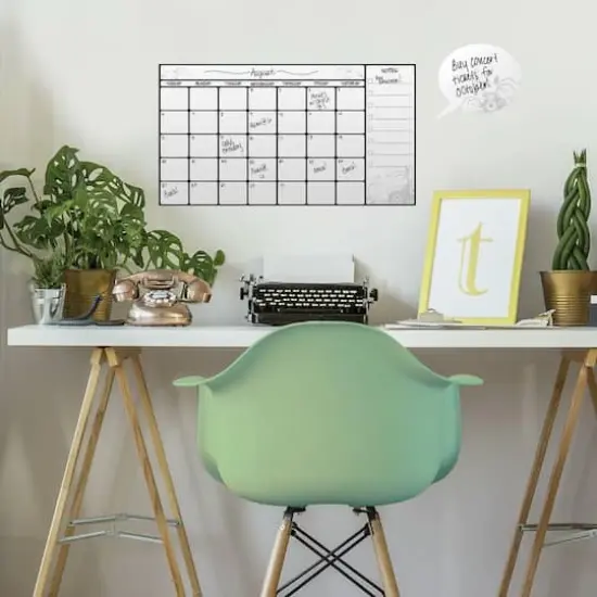RoomMates Dry Erase Calendar Peel & Stick Wall Decal {3}