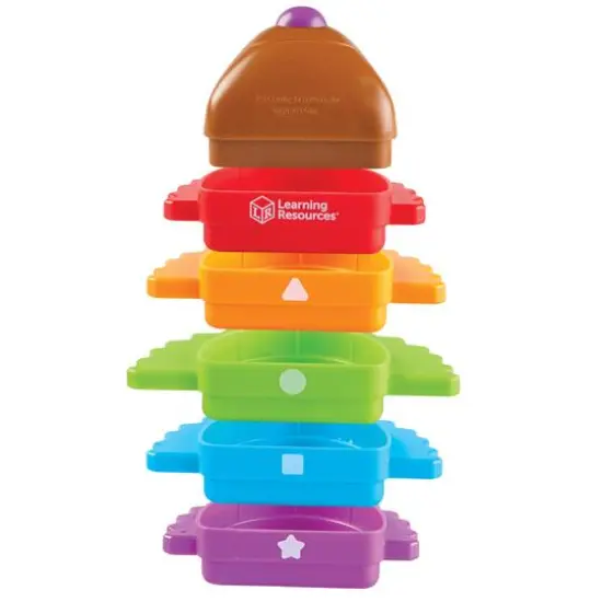 Learning Resources Spike the Fine Motor Hedgehog Rainbow Stackers {4}