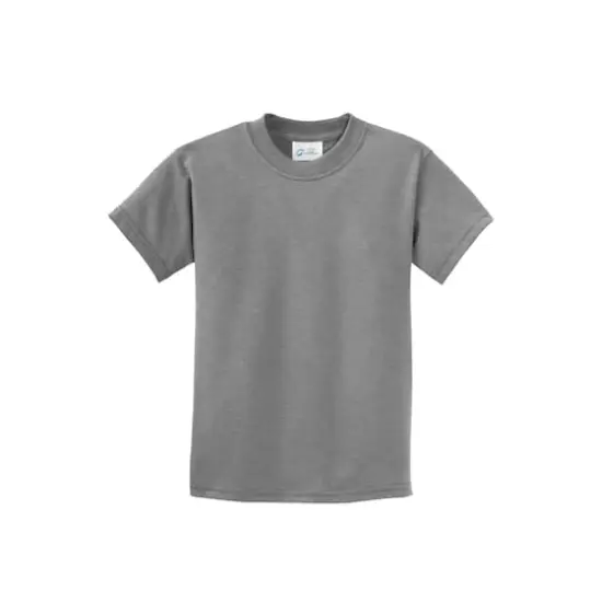 Port & Company&reg; Neutrals Youth Essential T-Shirt Athletic Heather {1}