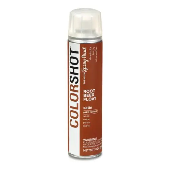 COLORSHOT&reg; Premium Satin Spray Paint Root Beer Float {9}