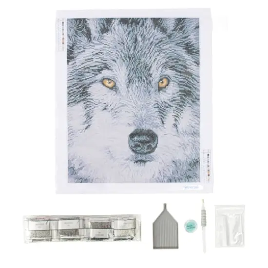 Wolf Square Diamond Art Kit by Make Market&reg; {3}