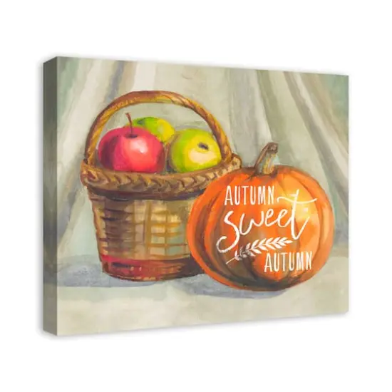 Autumn Sweet Autumn Canvas Wall Art {5}