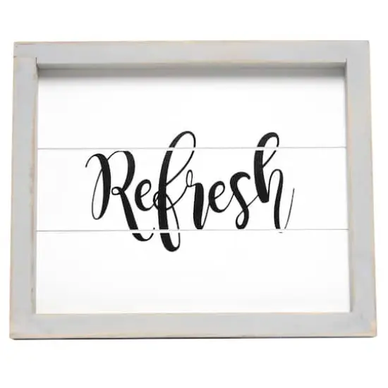 Elegant Designs Small Gray Wash Towel Holder, Frame & Toilet Paper Holder Set {6}