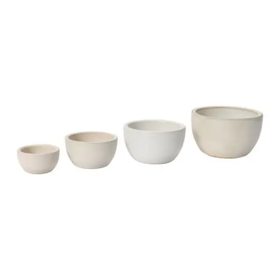 Hello Honey&reg; White Stoneware Nesting Bowls Set {1}
