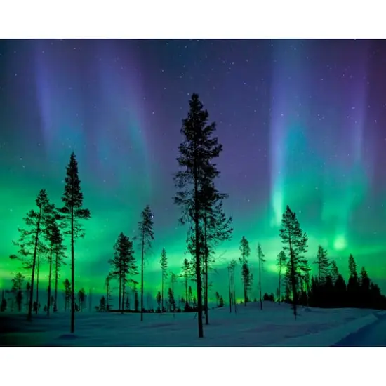 Wall Rogues Aurora Borealis Northern Lights Wall Mural {1}
