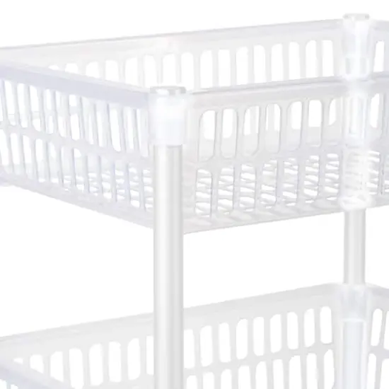 Kitchen Details White 4-Tier Slim Shelf {5}