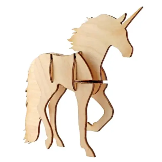 Leisure Arts&reg; Paint It! Build It! Wood Unicorn Kit {5}