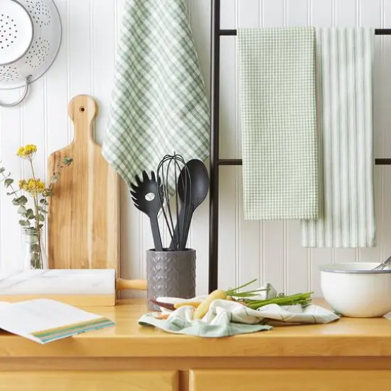 DII&reg; Assorted Sage Classic Dishtowel (Set of 4) {8}