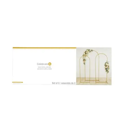 Gold Metal Backdrop Arches by Celebrate It&trade; {4}