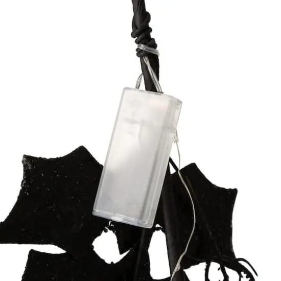 Glitzhome&reg; 6ft. Lighted Halloween Bat Garland {5}