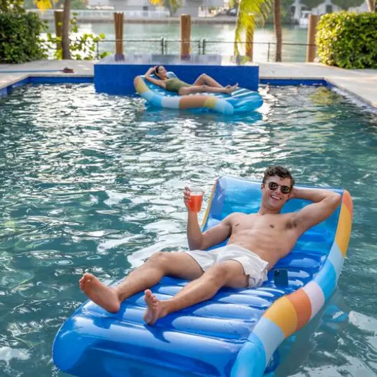 PoolCandy Good Vibes 6ft. Deluxe Chaise Lounger {5}