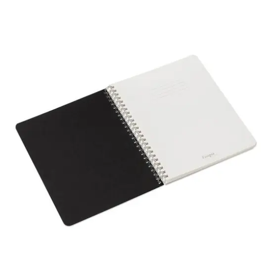 Fabriano&reg; EcoQua Spiral Bound Lined Notebook Black {11}