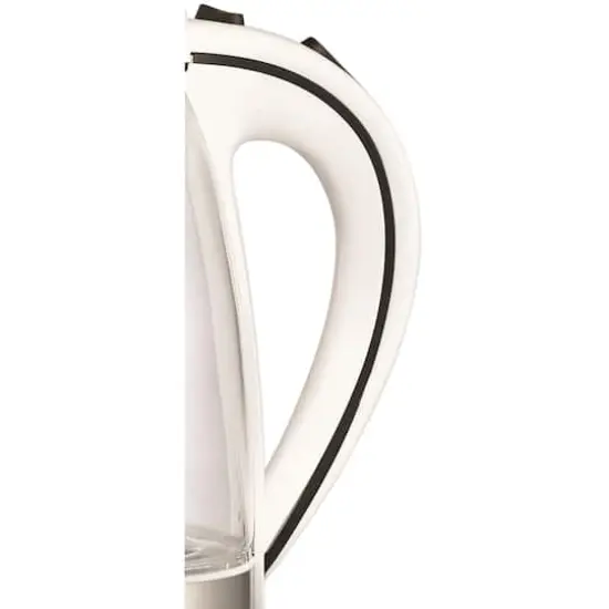 Brentwood 1.7L White Cordless Tempered Glass Electric Kettle {6}