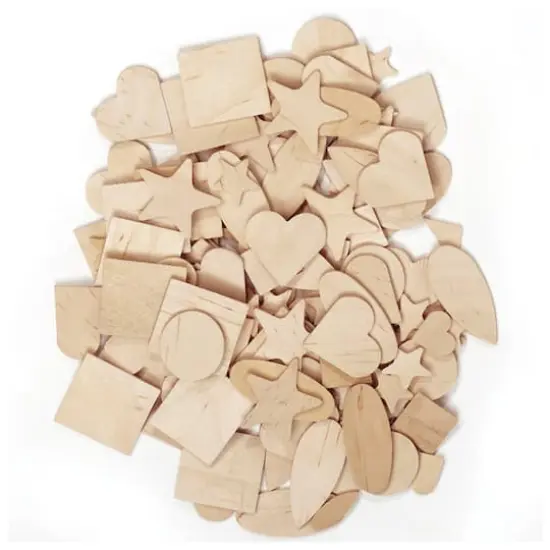 Creativity Street&reg; Assorted Wood Shapes, 2 Packs of 350 {3}