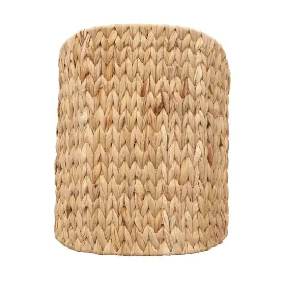 Household Essentials 15.5" Oval Hyacinth Magazine Rack Natural {7}