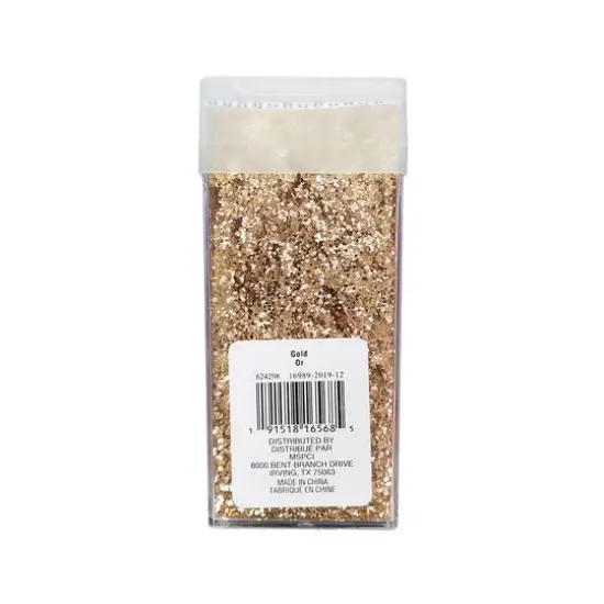 Chunky Polyester Glitter by Recollections&trade;, 15oz. Gold {6}