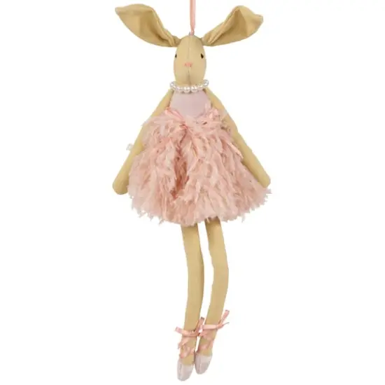 13" Plush Ballerina Bunny Easter Wall Decoration {1}
