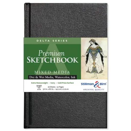 Stillman & Birn&trade; Delta Series Premium Spiral Hardcover Mixed Media Sketchbook {1}