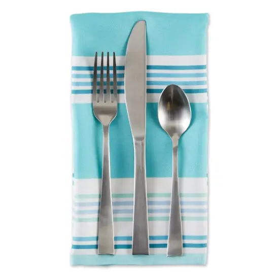 Beach House Stripe Print Outdoor Napkin, 6ct. {4}