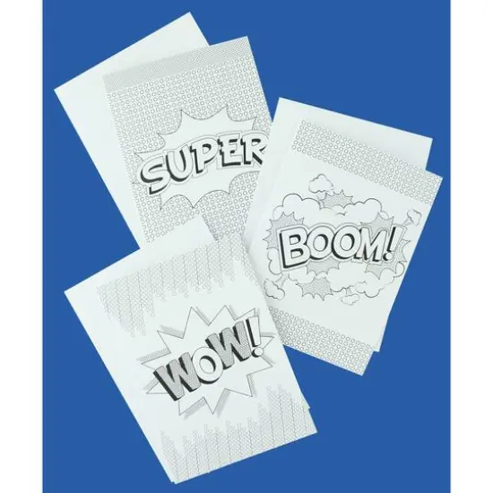 Leisure Art&reg; Dot Art 24-Piece Comic Card and Envelope Set {4}