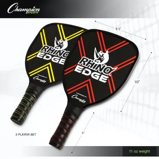 Champion Sports Rhino Pickleball Edge 2-Player Set {3}