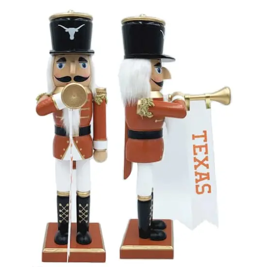 14" College Bugler Nutcracker Texas {1}