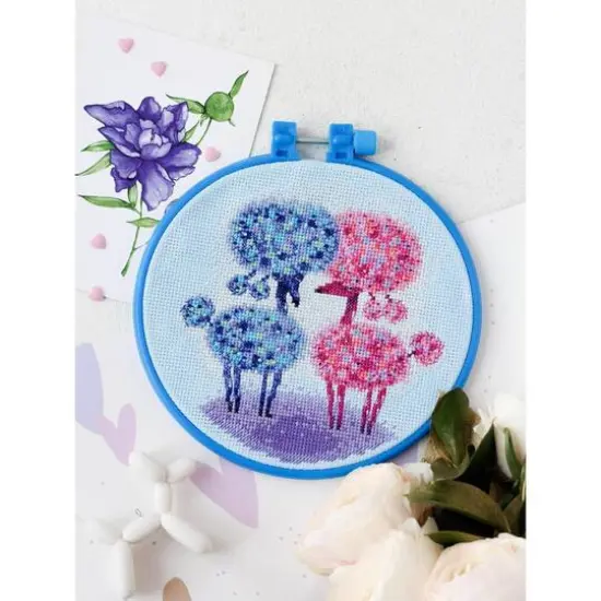 Abris Art Sweet Couple Cross Stitch Kit {1}