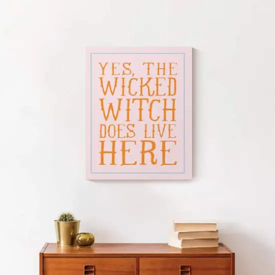Wicked Witch Canvas Wall Art {5}