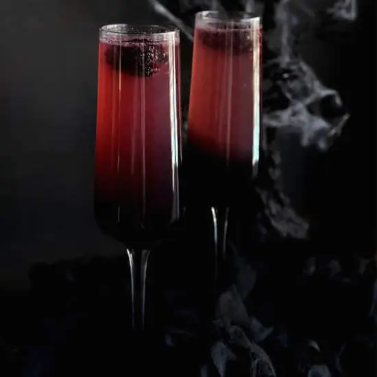 JoyJolt&reg; 7.3oz. Black Swan Champagne Glasses, 2ct. {5}