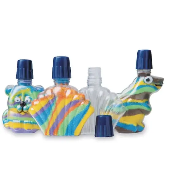 S&S&reg; Worldwide Mini Sand Art Bottles Set {3}