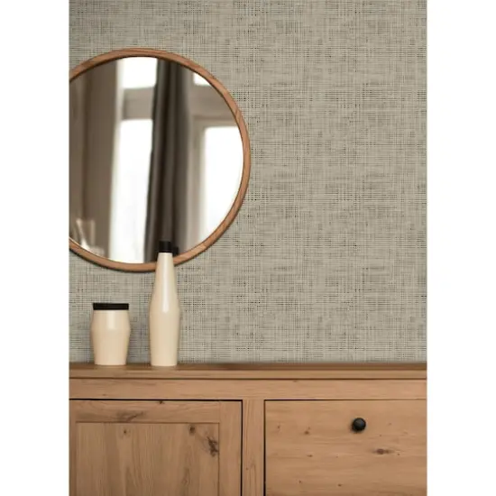 NuWallpaper Nolan Black Peel & Stick Wallpaper {3}