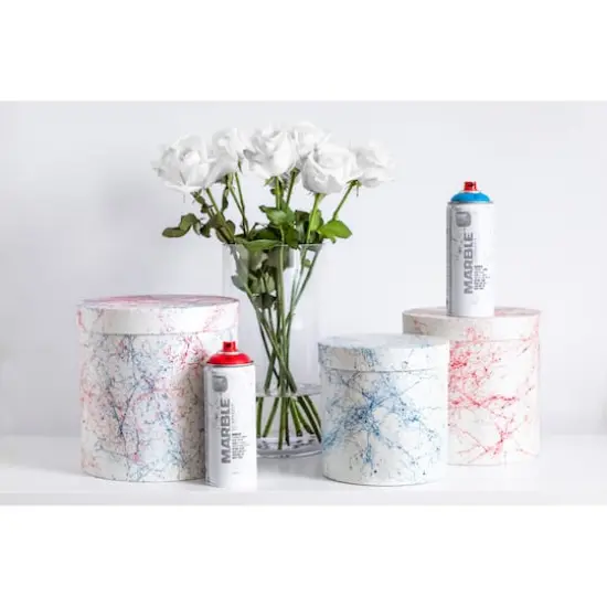 Montana&trade; Cans Marble Effect Spray Paint, 400mL Red {7}