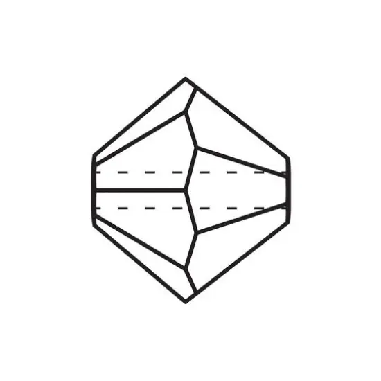 John Bead Preciosa 6mm Czech Crystal Rondelle Beads, 36ct. Hyacinth {9}