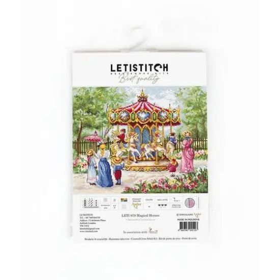 Letistitch Magical Horses Counted Cross Stitch Kit {3}