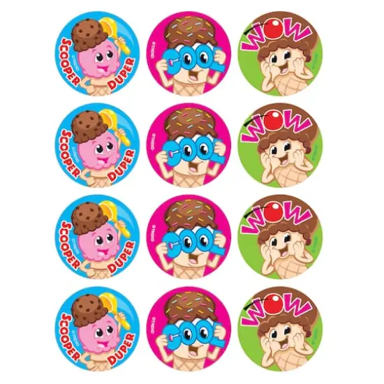 Trend Enterprises&reg; Scoop Squad Stinky Stickers&reg;, 6 Packs of 48 {3}
