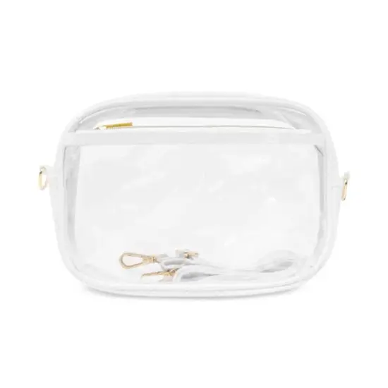 White Lined Clear Toaster Bag by Make Market&reg; {4}