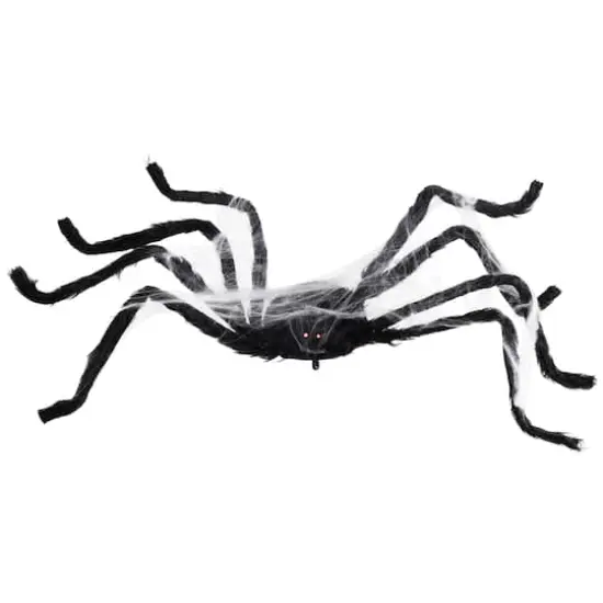 24" Animated Walking Spider with Sound Halloween Decoration {1}