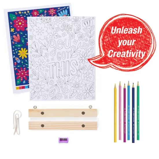 Faber-Castell&reg; You Got This Color by Number Wall Art Kit {3}