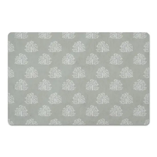 Blooming Bush Floor Mat Sage {1}
